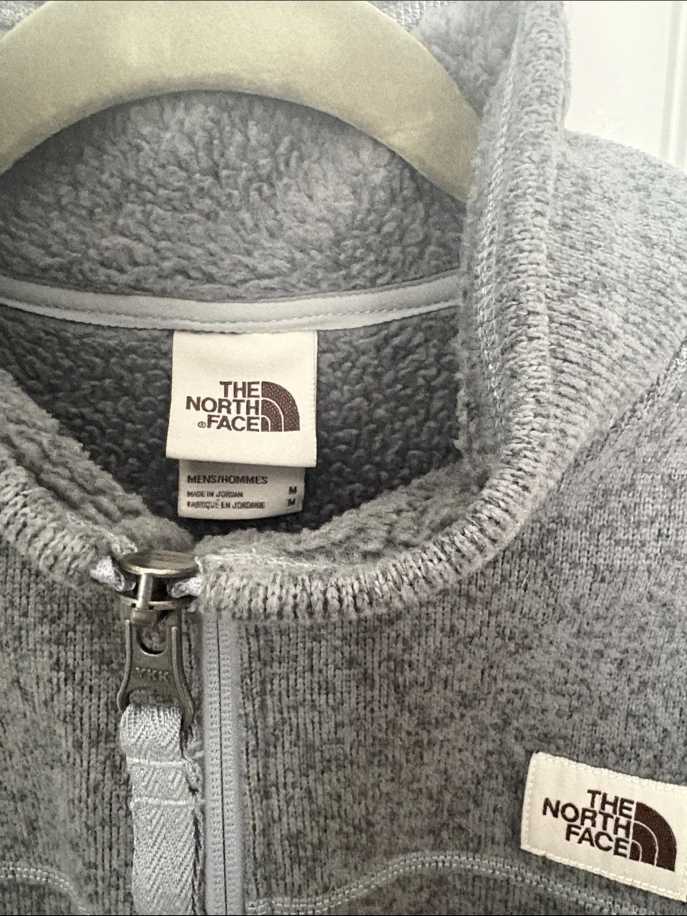 The North Face Men’s Gray Quarter-Zip Fleece Pullover
